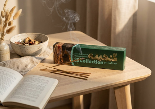 عود دست ساز گنجینه | 20 رایحه در یک بسته